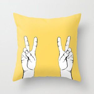 Peace Throw Pillow Cover